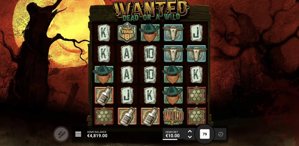 Wanted Dead Or A Wild Slot