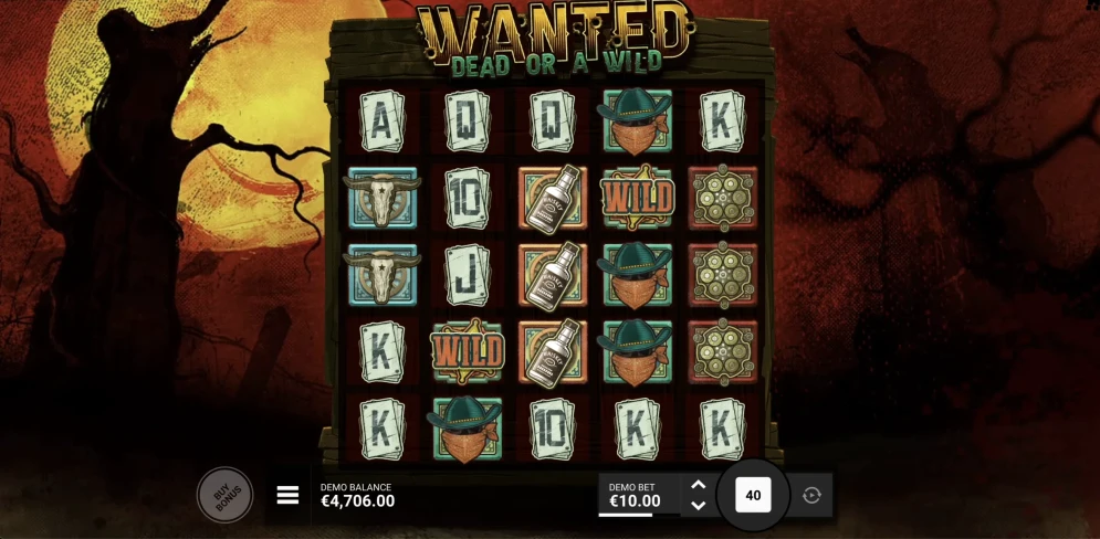 Wanted Dead Or A Wild Slot