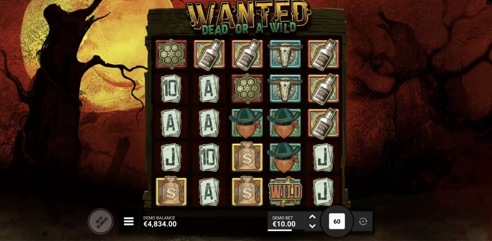 Wanted Dead Or A Wild Slot